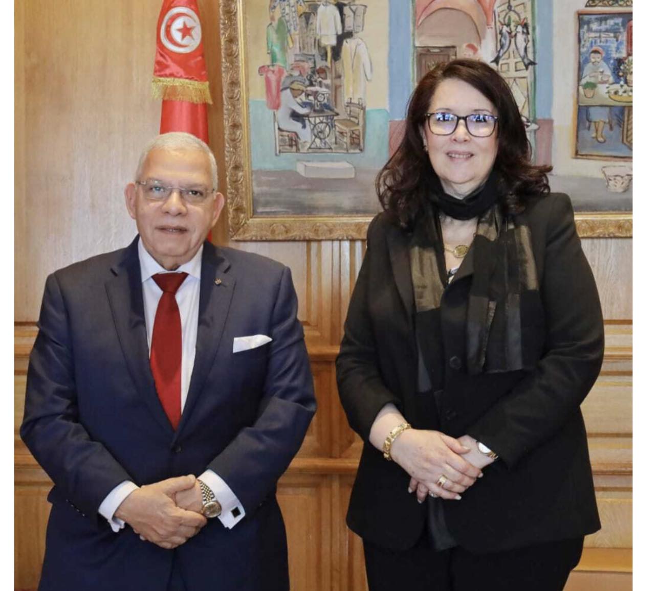 رئيس اتحاد الناشرين العرب يلتقي وزيرة الثقافة التونسية على هامش معرض الكتاب صور بوابة الأهرام