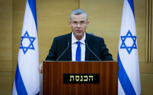 وزير القضاء الإسرائيلي سنعيد ;التشريعات القضائية; لجدول أعمال الحكومة