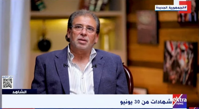 خالد يوسف  يونيو أعلى تجليات تجمع إرادات المصريين