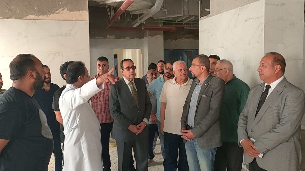 محافظ شمال سيناء يتفقد الإنشاءات الجديدة في مستشفى العريش العام |صور 