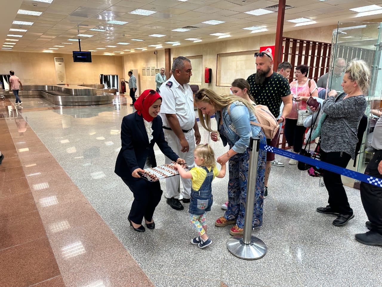 مطار مرسى مطروح يستقبل رحلة قادمة من براتسلافا بسولوفاكيا