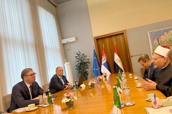 الرئيس الصربي يستقبل مفتي الجمهورية