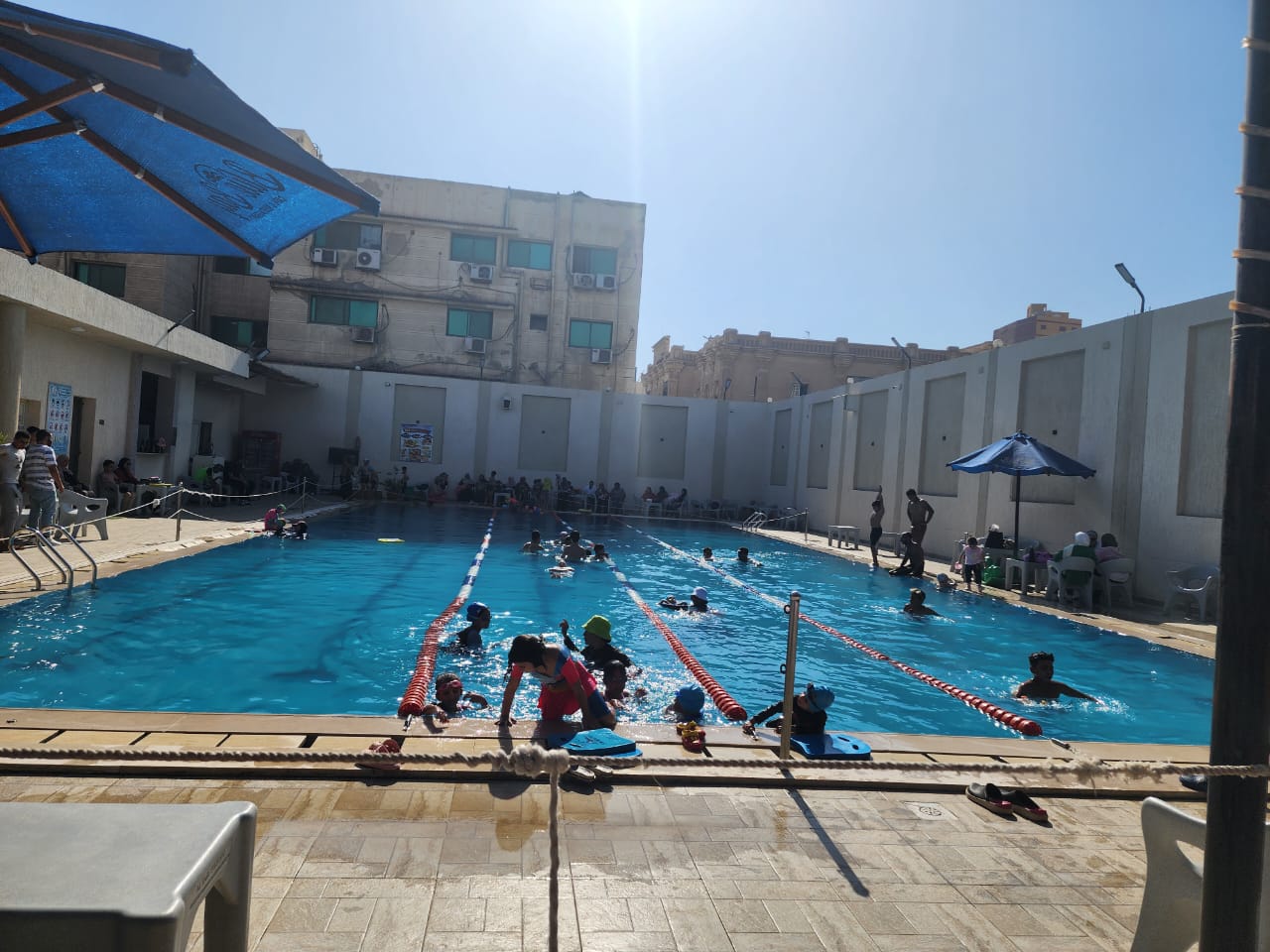 شباب الإسكندرية تفتتح حمام سباحة بنادي محسن - بوابة الأهرام