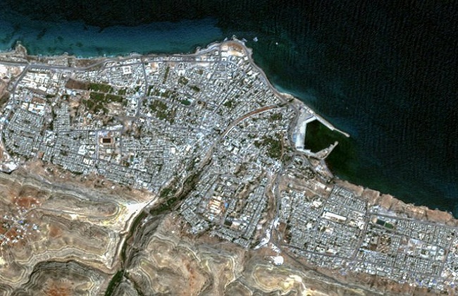 صور من الأقمار الصناعية تظهر حجم الدمار الذي خلفته الفيضانات في ليبيا  وكالة الأنباء الفرنسية 