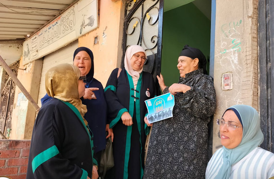 القومي للمرأة يطلق فعاليات حملة طرق الأبواب «بلدي أمانة» في محافظتين