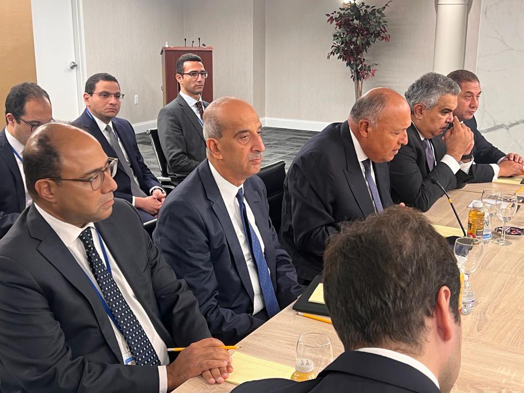 اجتماع  وزراء خارجية مصر والأردن والعراق