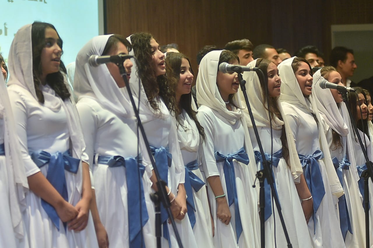 كورال شباب مركز تنمية المواهب بالأوبرا يتألق في احتفالية مولد النبي | صور