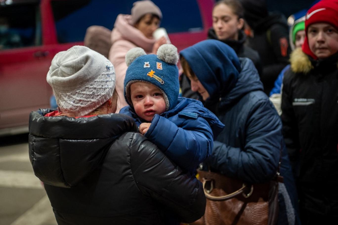 بولندا وصول أكثر من  ألف لاجئ أوكراني خلال  ساعة