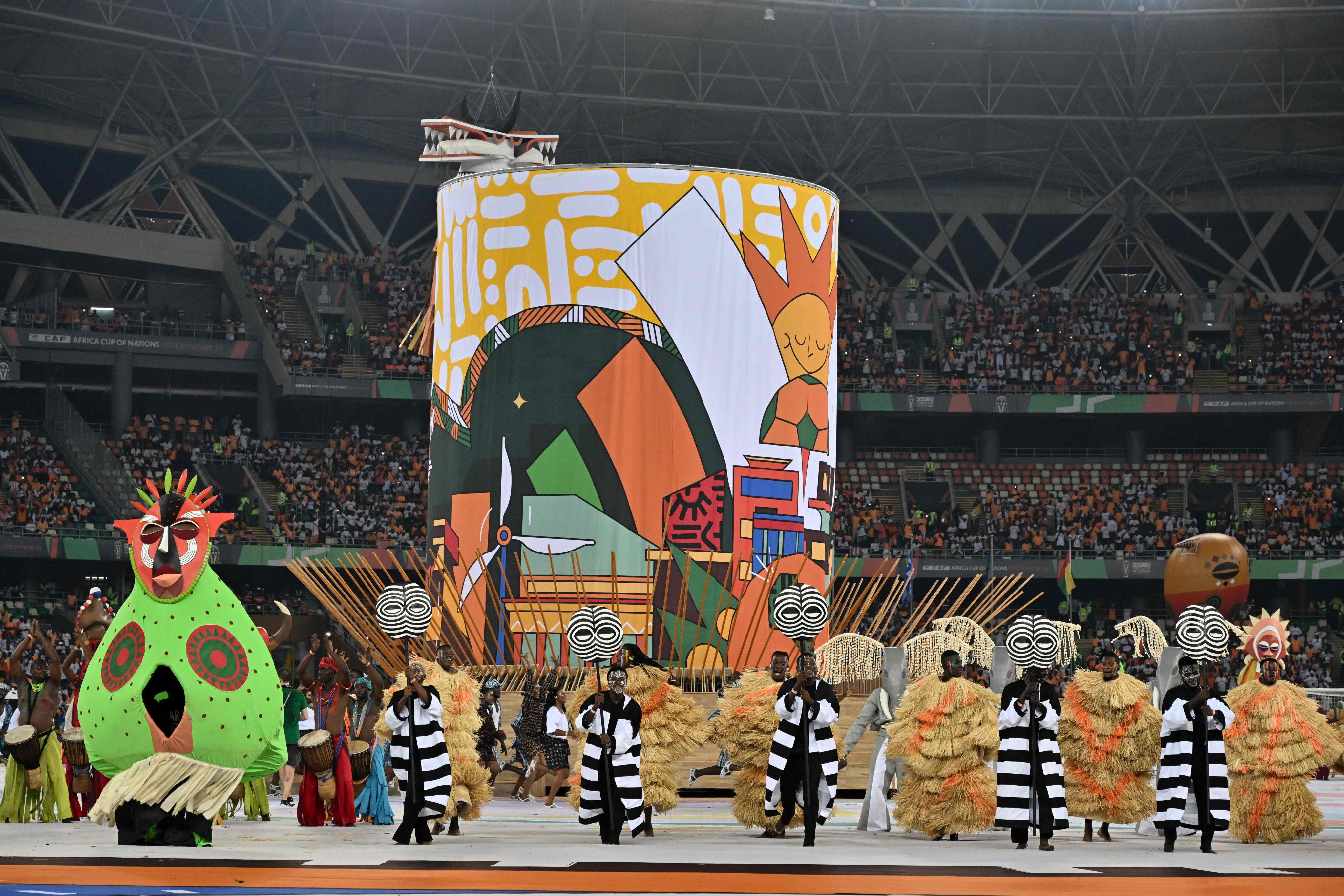 حفل افتتاح كأس الأمم الإفريقية في كوت ديفوار