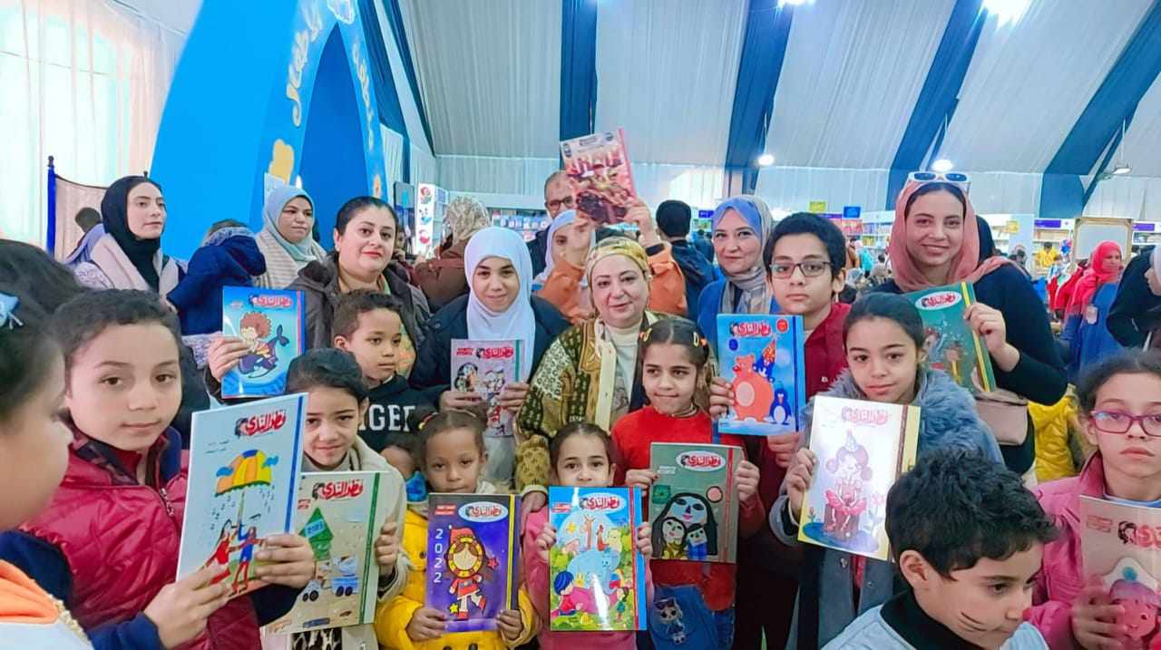 مجلة "قطر الندى" تقدم ورشة تفاعلية لأطفال معرض الكتاب | صور - بوابة الأهرام