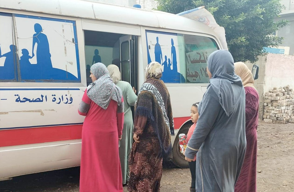 تنظيم قافلة سكانية إلى قرية الأشهب بمحافظة البحيرة