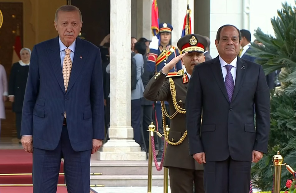بدء القمة المصرية - التركية بين الرئيس السيسي وأردوغان بقصر الاتحادية -  بوابة الأهرام