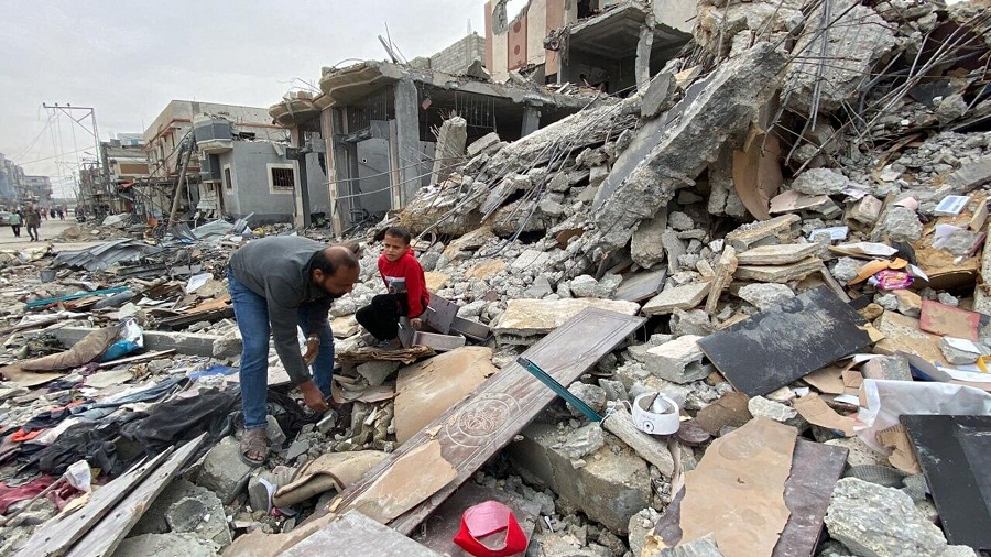 إعلام فلسطيني: قصف إسرائيلي لمدينة رفح الفلسطينية جنوبي قطاع غزة