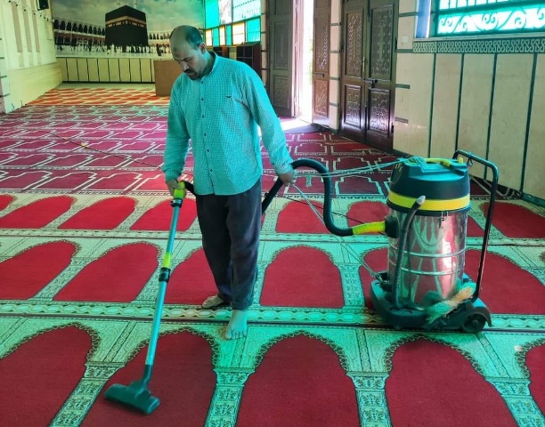 «أوقاف بورسعيد» تطلق حملة نظافة مكبرة بالمساجد استعدادًا لشهر رمضان الكريم | صور