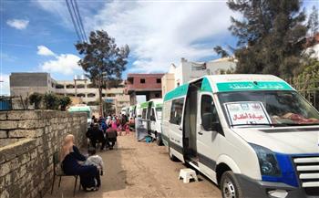   تنظيم قافلة طبية مجانية إلى منطقة ;أبو لهو البحري; في مطروح 