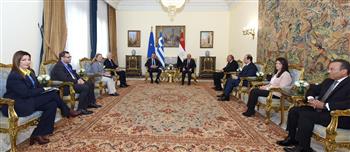   الرئيس السيسي يستقبل رئيس وزراء اليونان على هامش القمة المصرية الأوروبية