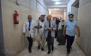   وكيل-وزارة-الصحة-يتفقد-مستشفى-أولاد-صقر-المركزي