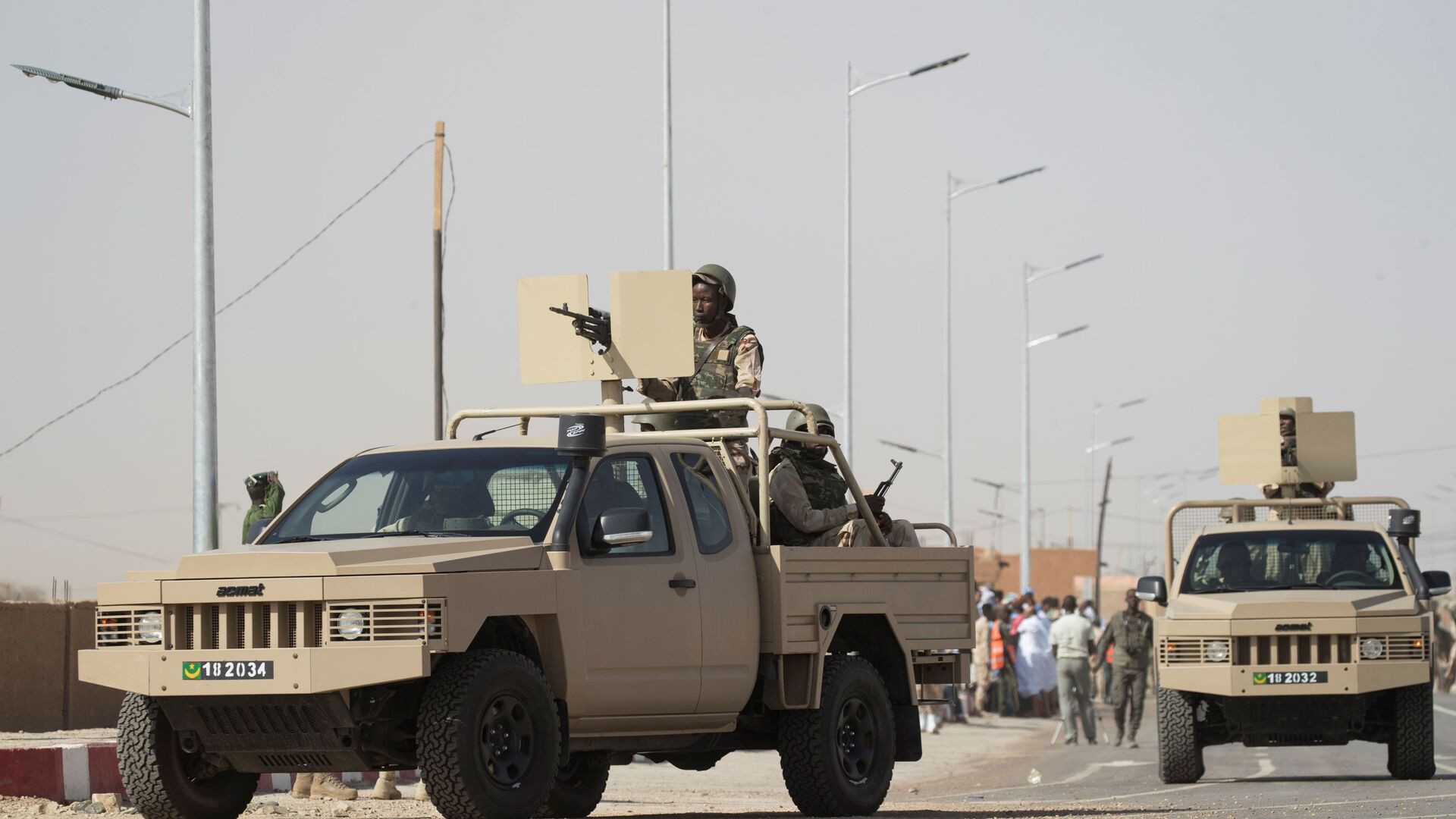 140 من عناصر الجيش الموريتاني يتوجهون إلى إفريقيا الوسطى للمشاركة في قوات حفظ السلام