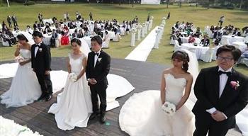   تراجع حالات الزواج في كوريا الجنوبية بنسبة  خلال السنوات العشر الماضية