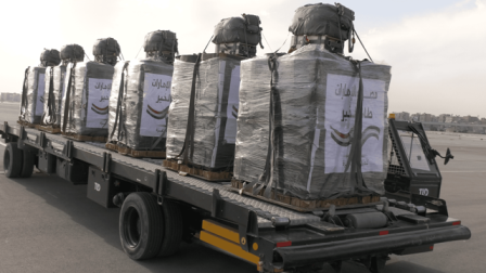 مصر والإمارات تُواصلان الإسقاط الجوي لأطنان المساعدات الإنسانية فى شمال قطاع غزة