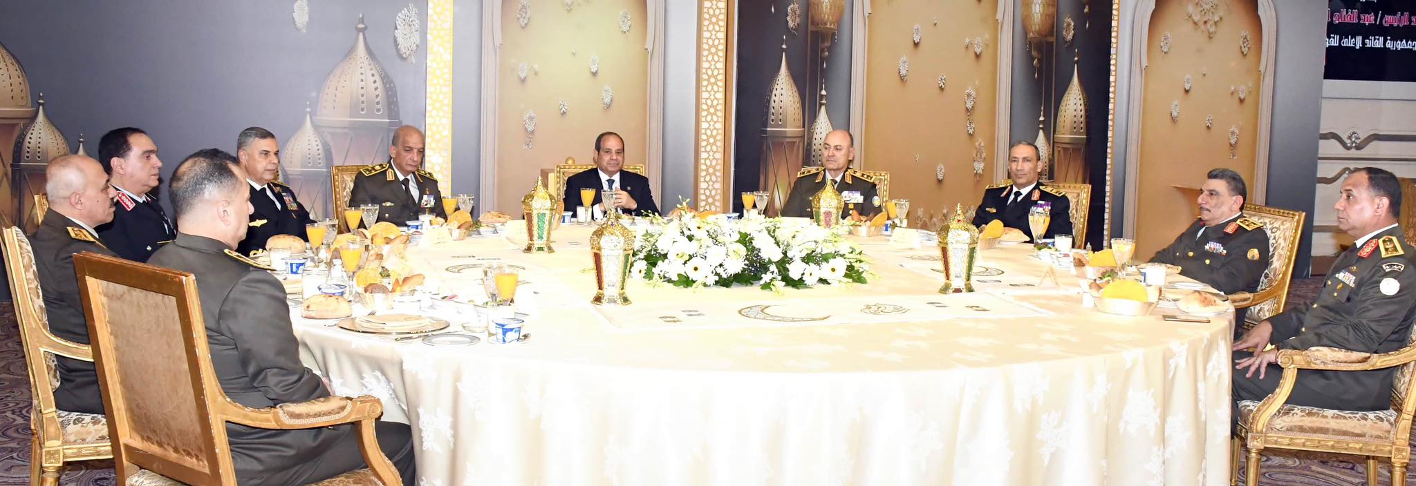 الرئيس السيسي يشهد حفل سحور القوات المسلحة 