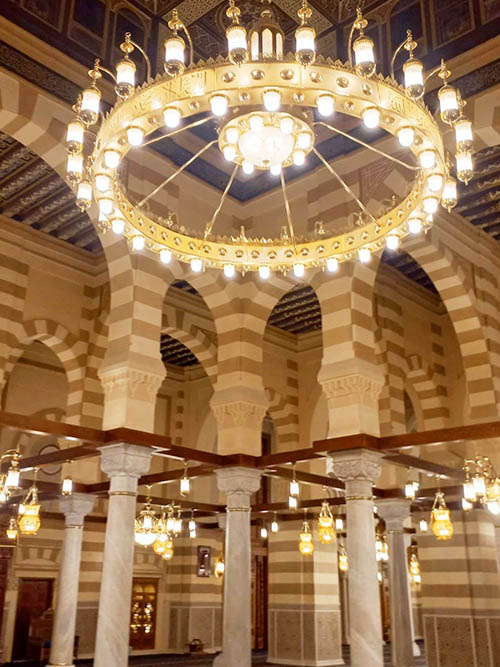  الصور الأولى من داخل مسجد السيدة زينب رضي الله عنها بعد افتتاح الرئيس اليوم