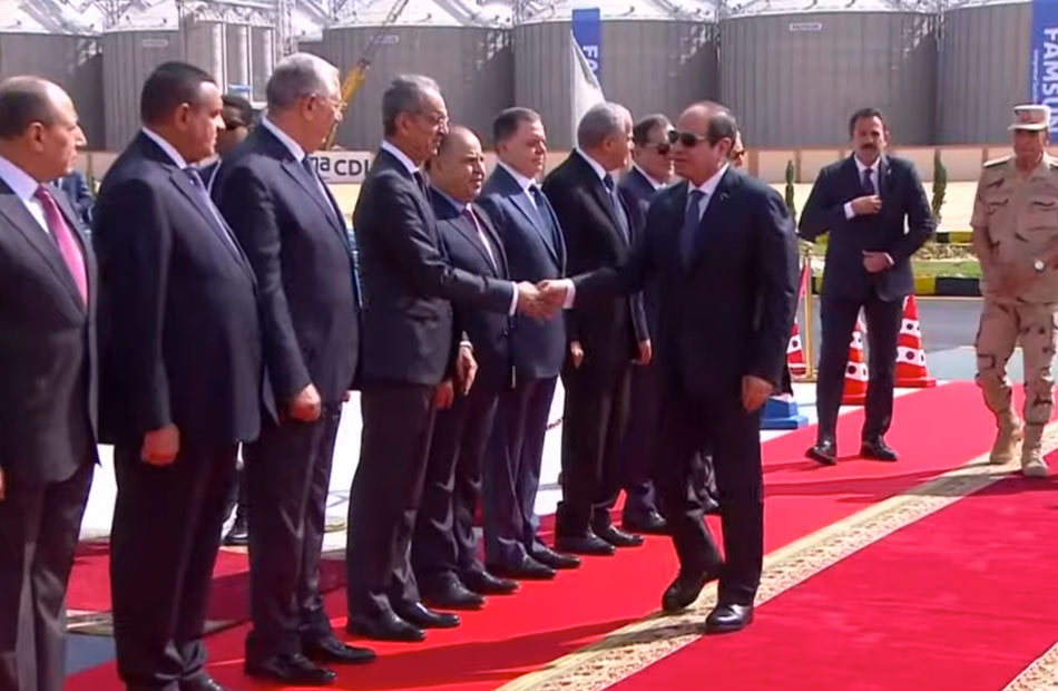 الرئيس السيسي يصل مقر افتتاح مشروع «مستقبل مصر للتنمية المستدامة»
