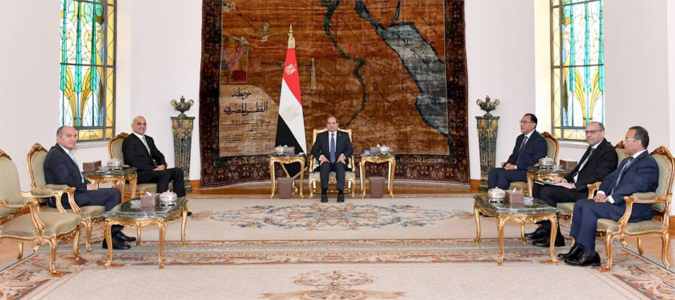 الرئيس السيسي يستقبل الدكتور بشر الخصاونة رئيس الوزراء ووزير الدفاع بالمملكة الأردنية الهاشمية