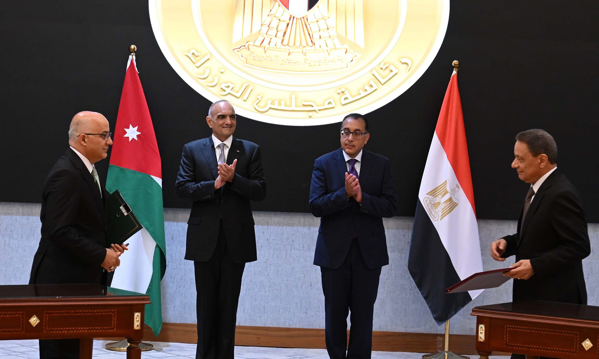  توقيع محضر اجتماعات الدورة الـ 32 للجنة العليا المصرية الأردنية المشتركة