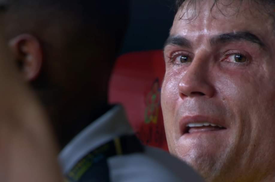 بكاء هستيري ل كريستيانو رونالدو بعد خسارة لقب كأس خادم الحرمين الشريفين| صور 