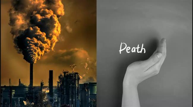 دراسة تربط الوفاة المبكرة لـ  مليون شخص بين أعوام  و بسبب تلوث الهواء