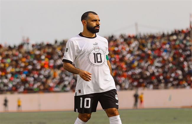 محمد صلاح يسجل هدف التعادل لمنتخب مصر في شباك غينيا بيساو