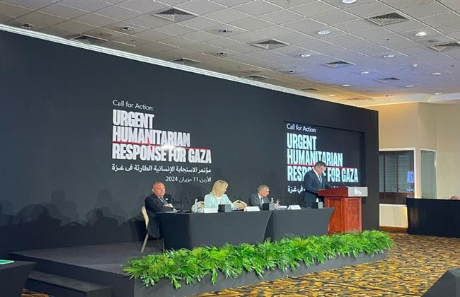وزير الخارجية يشارك في افتتاح إحدى مجموعات العمل الثلاث الخاصة بمؤتمر الاستجابة الإنسانية لغزة | صور