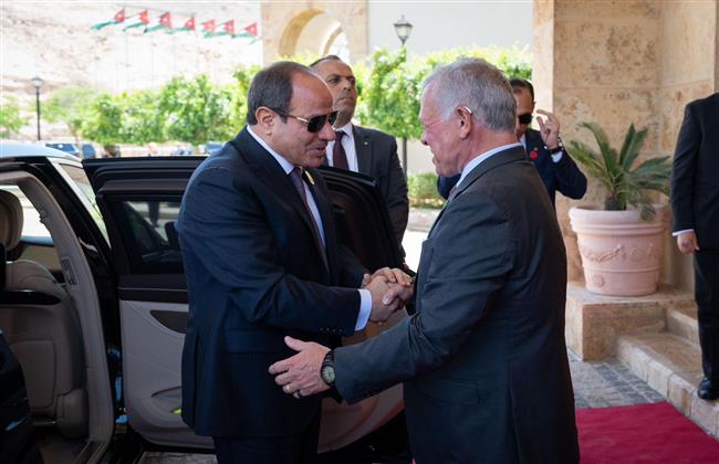 المتحدث الرئاسي ينشر صور وصول الرئيس السيسي إلى الأردن للمشاركة في مؤتمر الاستجابة الإنسانية الطارئة في غزة