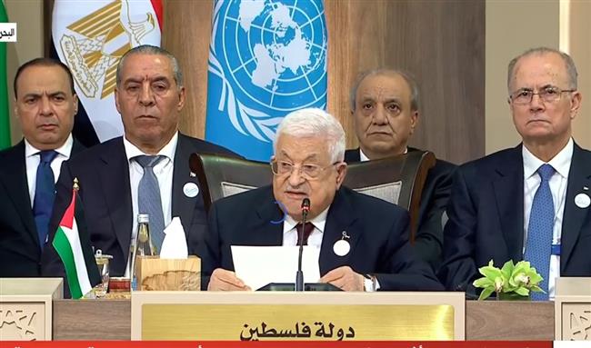 أبومازن أشكر الرئيس السيسي والملك عبدالله وجوتيريش على عقد  مؤتمر الاستجابة الإنسانية الطارئة في غزة 