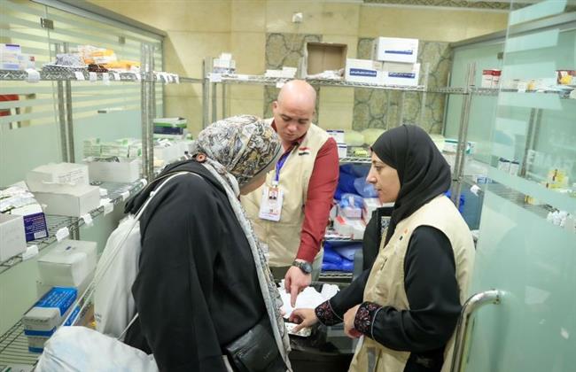 الصحة تقديم خدمات الكشف والعلاج لـ ألفًا و حاجًا مصريًا من خلال عيادات بعثة الحج| صور