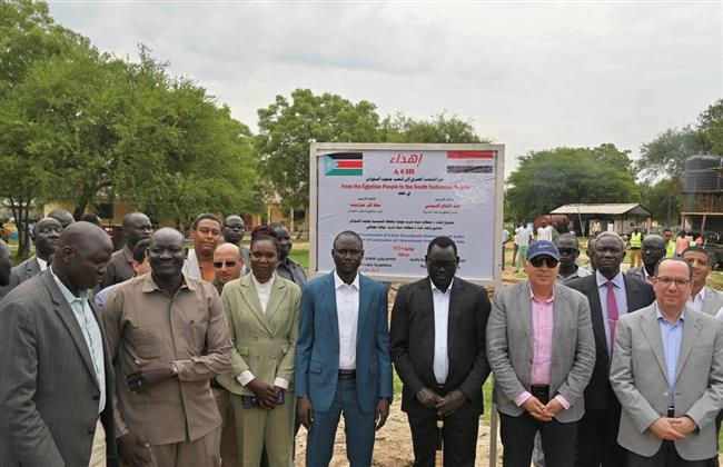 وسط إشادة بدور مصر وزير الري يدشن مشروعًا خدميًا بمدينة ;بور; في جنوب السودان| صور
