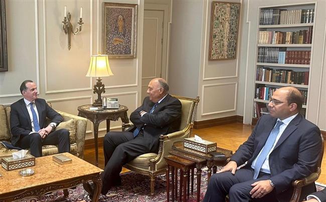 وزير الخارجية يلتقي منسق البيت الأبيض لشئون الشرق الأوسط وشمال إفريقيا |صور 