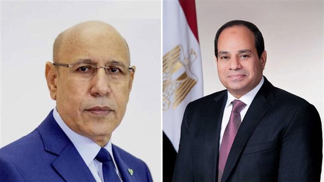الرئيس السيسي يجري اتصالًا هاتفيًا بنظيره الموريتاني لتقديم التهنئة له بمناسبة إعادة انتخابه رئيسًا للجمهورية