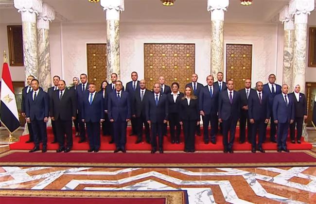 الرئيس السيسي يشهد أداء اليمين الدستورية لنواب الوزراء | فيديو