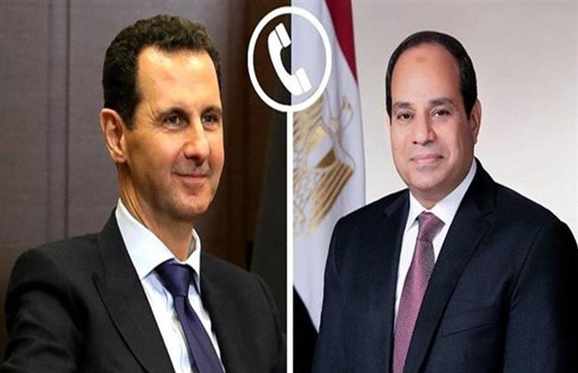 الرئيس السيسي يتلقي اتصالًا هاتفيًا من بشار الأسد للتهنئة بمناسبة العام الهجري الجديد