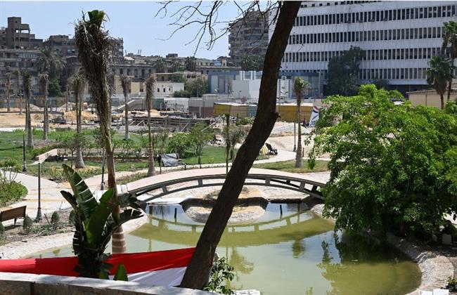 عمرها يزيد على الـ  عام إحياء حديقة الأزبكية ضمن تطوير القاهرة الخديوية 
