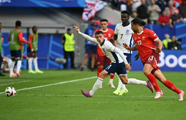 التعادل السلبي ينهي الشوط الأول من لقاء إنجلترا وسويسرا في يورو 